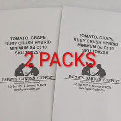 Ruby Crush Hybrid Grape Tomato Seeds