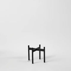 Rounded Hardwood Plant Stand