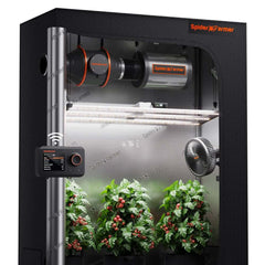 Spider Farmer SE4500 LED Grow Light + 2' 4" x 4' 8" Grow Tent + 4' Inline Fan Combo with GGS Controller Kits + 6" Clip Fan