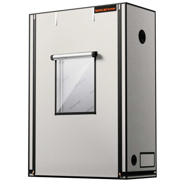 Spider Farmer 4' 8" x 2' 4" x 6' 6" (140 x 70 x 200 cm) Pro White Indoor Grow Tent