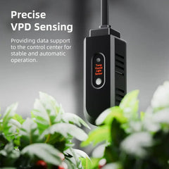 Spider Farmer GGS AC10 Power Strip with 10 Outlets and Temperature, Humidity, and VPD Monitoring