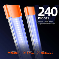 Spider Farmer UV60 & IR30 Supplemental UV & Infrared LED Grow Light Bar Set