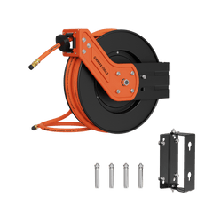Retractable Air Hose Reel-Alloy Steel Reel-3/8in 25ft-50ft