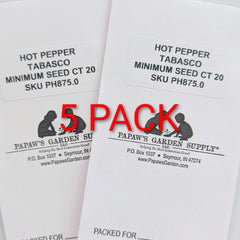 Tabasco VERY HOT Pepper Seeds