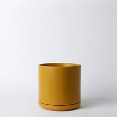 15 Inch - Solid Goods - Ceramic Cylinder with Saucer - SHIPPER