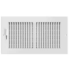 AC Infinity Register Ventilation Grille 6" x 12", White
