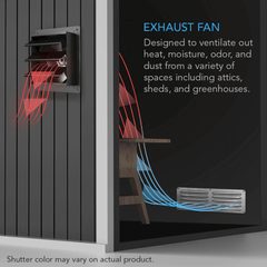 AC Infinity AIRLIFT S20, Shutter Exhaust Ventilation Fan 20", Speed Controller
