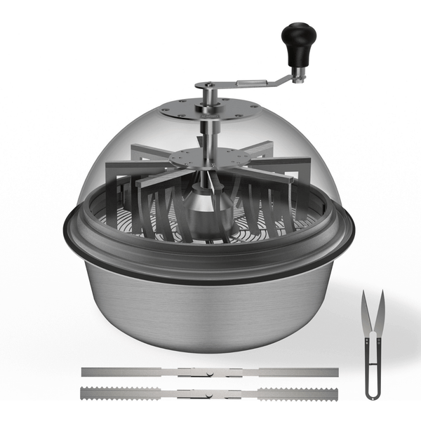 AC Infinity Bud Bowl Trimmer, Twist Spin Cut with Clear Visibility Dome, 16-Inch