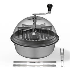 AC Infinity Bud Bowl Trimmer, Twist Spin Cut with Clear Visibility Dome, 16-Inch