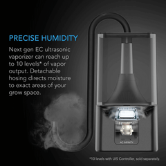 AC Infinity CLOUDFORGE T5, Environmental Plant Humidifier, 9L, Smart Controls, Targeted Vaporizing