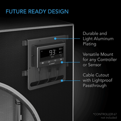 AC Infinity CLOUDLAB 899, Advance Grow Tent 8x8, 2000D Diamond Mylar Canvas, 96" x 96" x 80"