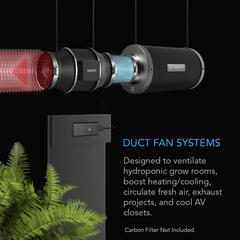 AC Infinity CLOUDLINE S12, Quiet Inline Duct Fan System with Speed Controller, 12-Inch