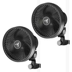 AC Infinity CLOUDRAY S9 2-Pack, Grow Tent Clip Fan 9" with Long-Life EC Motor, 10-Level Dynamic Wind Modes & Fan Speeds, 10-Level Auto Oscillation