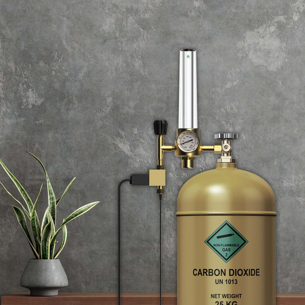 AC Infinity CO2 Regulator, Carbon Dioxide Monitor with Solenoid Valve and Gas Flow Meter