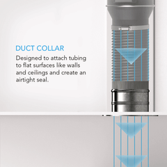 AC Infinity Ducting Collar, 4-Inch, Galvanized Steel