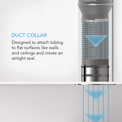 AC Infinity Ducting Collar, 6-Inch, Galvanized Steel