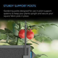 AC Infinity Garden Plant Stakes, 3 Feet Long, 25-Pack