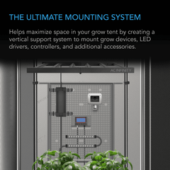 AC Infinity Grow Tent Gear Board, Equipment and Cable Wall Organizer