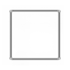 AC Infinity Grow Tent Mounting Bars, for Indoor Grow Spaces, 2x2'