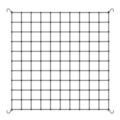 AC Infinity Grow Tent Trellis Netting, Flexible Elastic Cords, 5x5'