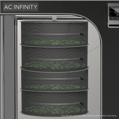 AC Infinity Hanging Herb Drying Rack, 18 in. Diameter, Two Tiers