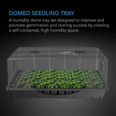 AC Infinity Humidity Dome, Large Propagation Kit, 6x12 Cell Tray