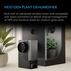 AC Infinity HYDRONE 5, Plant Dehumidifier with 10-Level Controls, Works in All Environments, High-Precision PWM Motor, Silent Operation, Versatile Dual Duct Ports, up to 5x5 Grow Tents