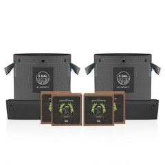 AC Infinity Instant Potting Mix Kit, 2-Plant Starter Set