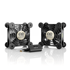 AC Infinity MULTIFAN S5, Quiet USB Cooling Fan, Dual 80mm