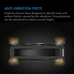 AC Infinity MULTIFAN S5, Quiet USB Cooling Fan, Dual 80mm