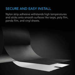 AC Infinity Peel and Stick Zipper, 7 ft. x 3 in. Double Sided, 1-Pack