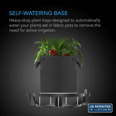 AC Infinity Self-Watering Fabric Pot Base, 4-Pack
