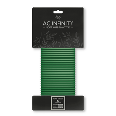 AC Infinity Soft Twist Ties, Thick Rubberized Texture, 10m