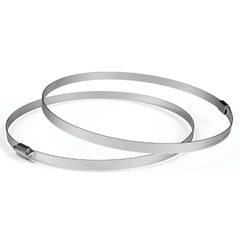 AC Infinity Stainless Steel Duct Clamps, 10-Inch, Two Pack