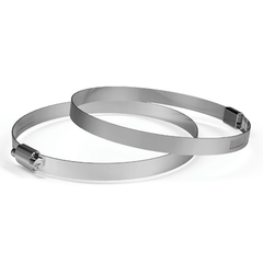 AC Infinity Stainless Steel Duct Clamps, 4-Inch, Two Pack