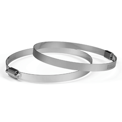 AC Infinity Stainless Steel Duct Clamps, 6-Inch, Two Pack