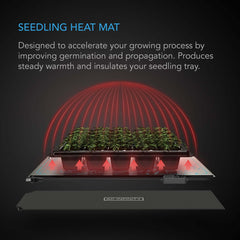 AC Infinity SUNCORE H3, Seedling Heat Mat with Heat Controller, IP-67 Waterproof, 10" x 20.75"