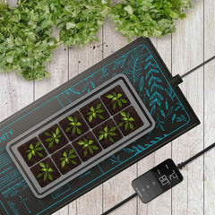 AC Infinity SUNCORE H3, Seedling Heat Mat with Heat Controller, IP-67 Waterproof, 10" x 20.75"