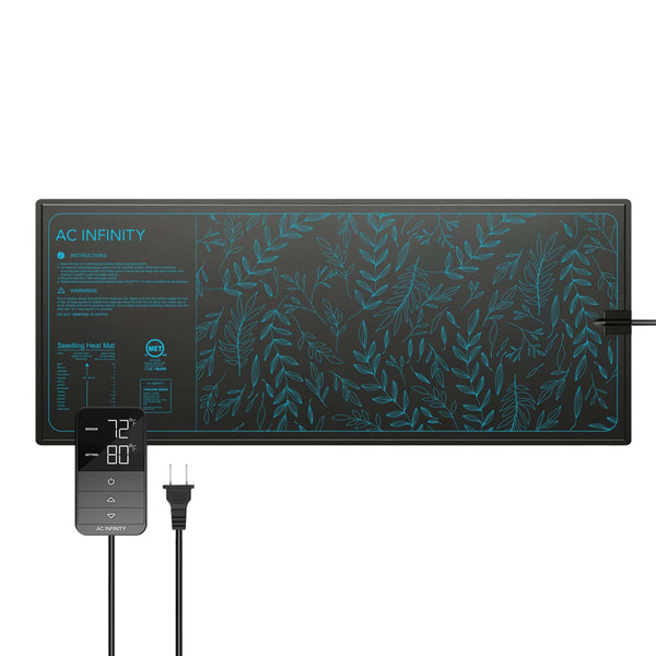 AC Infinity SUNCORE H7, Seedling Heat Mat with Heat Controller, IP-67 Waterproof, 48" x 20.75"