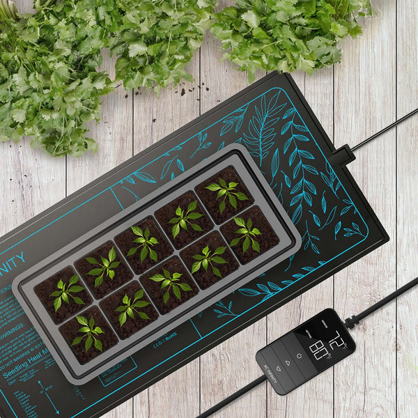 AC Infinity SUNCORE H7, Seedling Heat Mat with Heat Controller, IP-67 Waterproof, 48" x 20.75"