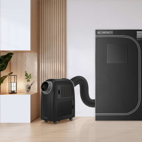 AC Infinity TERRAFORM 7, Multi-Functional Air Conditioner, with Heater, Dehumidifier, and Circulator, VPD Controller, 4-Way Ducting for Grow Tents, 8000 BTU