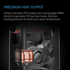 AC Infinity THERMOFORGE T3, Environmental Plant Heater, Smart VPD Controls, True 10 Heat Levels, Tubing Extends into Grow Tent
