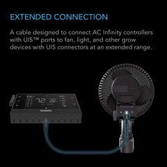 AC Infinity UIS Controller to Device Cable for Controller AI, Controller 69 Pro and Pro+, Male to Male, 10 ft.