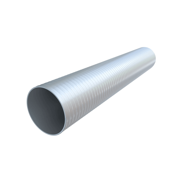 ALIEN Hydroponics Pipe 5" 120cm Silver Spiral - Special Order