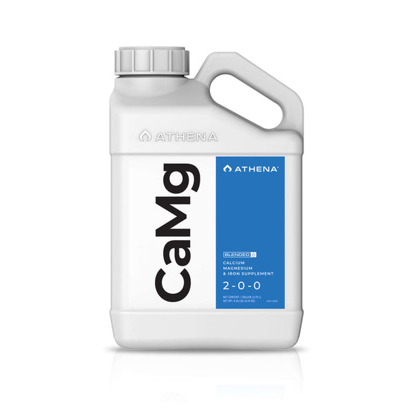 Athena CaMg, Calcium, Magnesium & Iron Hydroponic Supplement, for Heavy Plant Growth and Development Phases, 1 Gallon