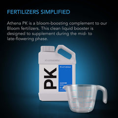 Athena PK, Flowering Phase Fertilizer, Phosphorus and Potassium Supplement Bloom Enhancer for High-Yielding Plants, 1 Gallon