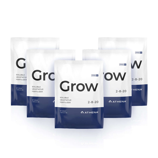 Athena Pro Grow, Dry Soluble Vegetative Fertilizer, Five 2 lb. Bags