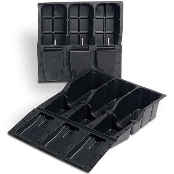 Clone Shipper Black 3 Plant Single Guide with Vent