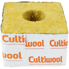 Cultiwool 4" x 4" x 2.5" Blocks of Cultilene Rockwool - Case of 216