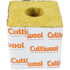 Cultiwool 4" x 4" x 4" Blocks of Cultilene Rockwool - Case of 144